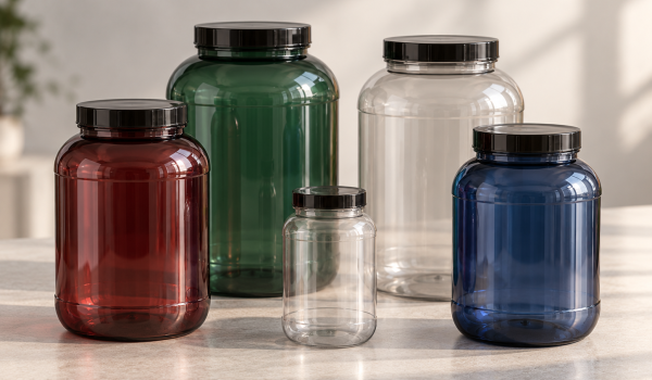 PET Round Jars