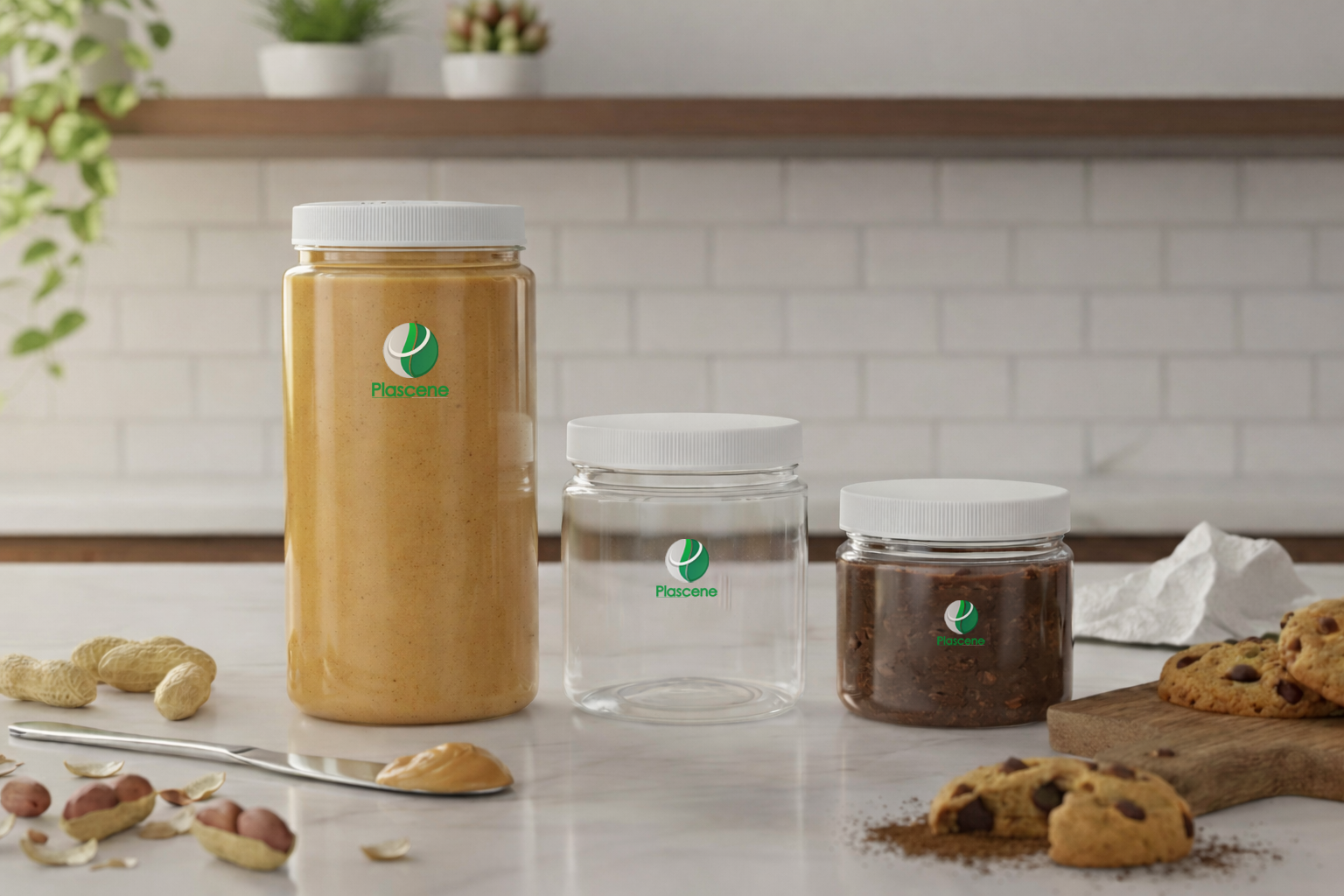 pet round straight wall jar peanut butter packaging 20af1546