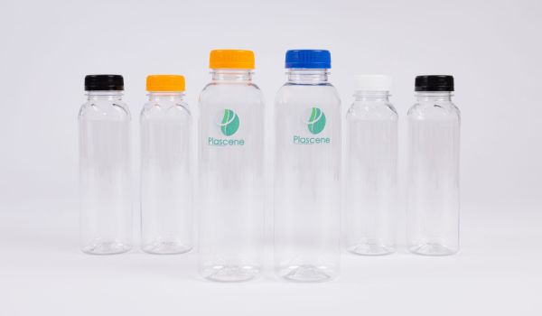 plascene PET coldpress juice bottle scaled