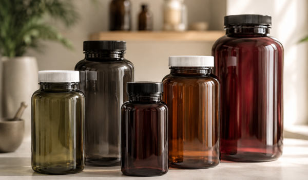 PET Pharmaceutical Jars Real