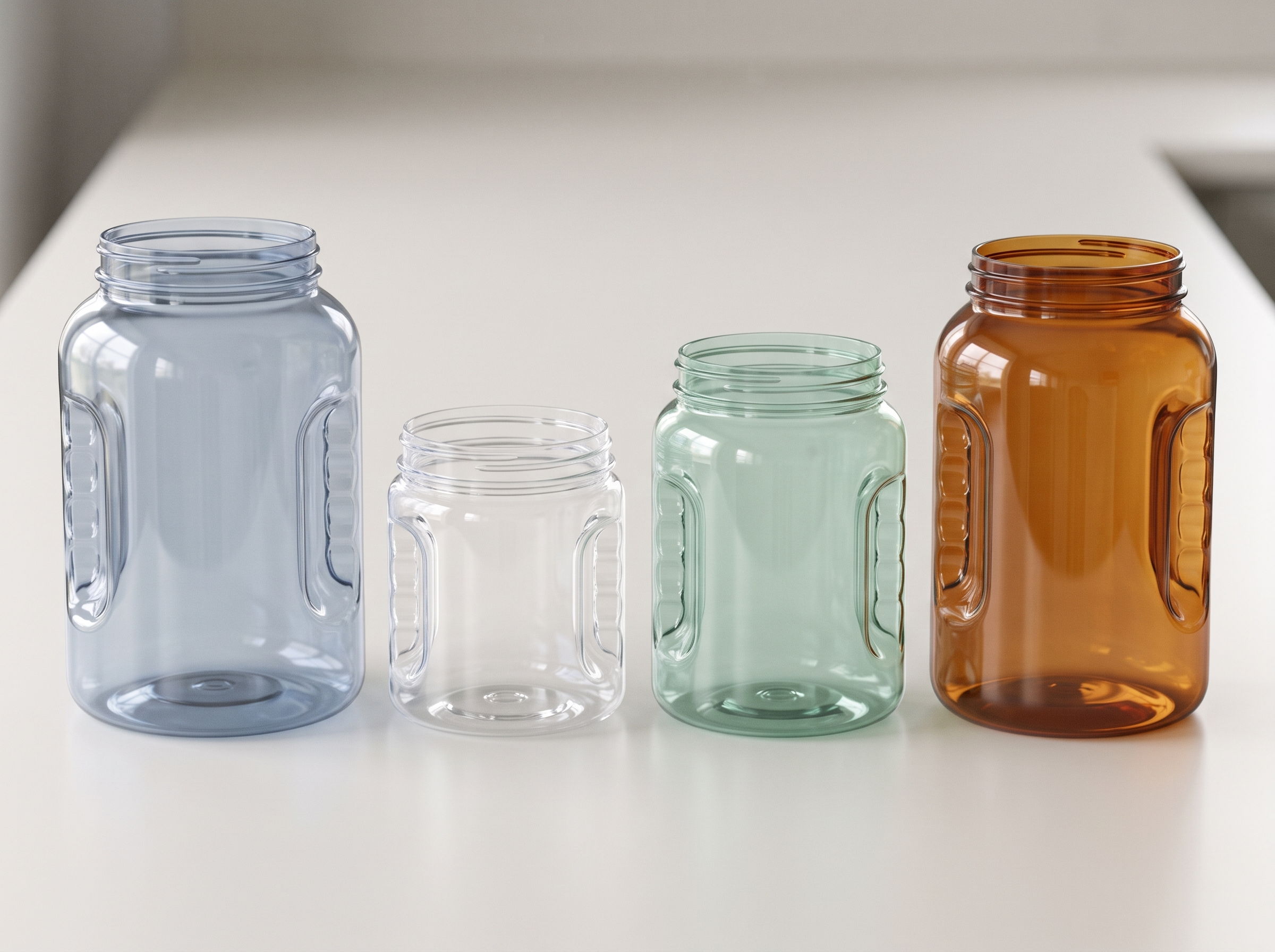 PET Round Finger Grip Jars 452c2d13