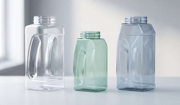 PET Oblong Grip Jars