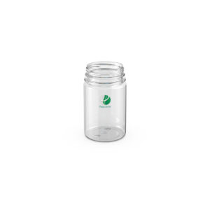 8oz PET Plastic Straight Jar 53mm Tamper Evidence Neck Finish P0012-P0012