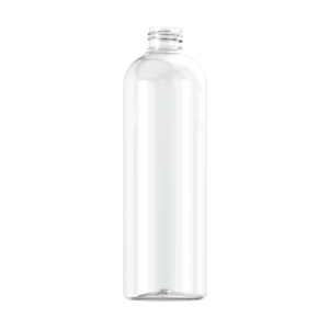 24oz PET Plastic Cosmo Round Bottle 28mm SP410 Neck Finish P1100