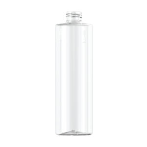12oz PET Plastic Cylinder Cosmetic Bottle 24mm SP410 Neck Finish P1279