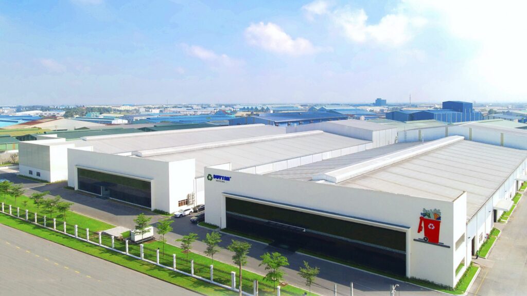 Duy Tan Recycling rPET facility - Plascene's integrated plastic recycling supply chain partner