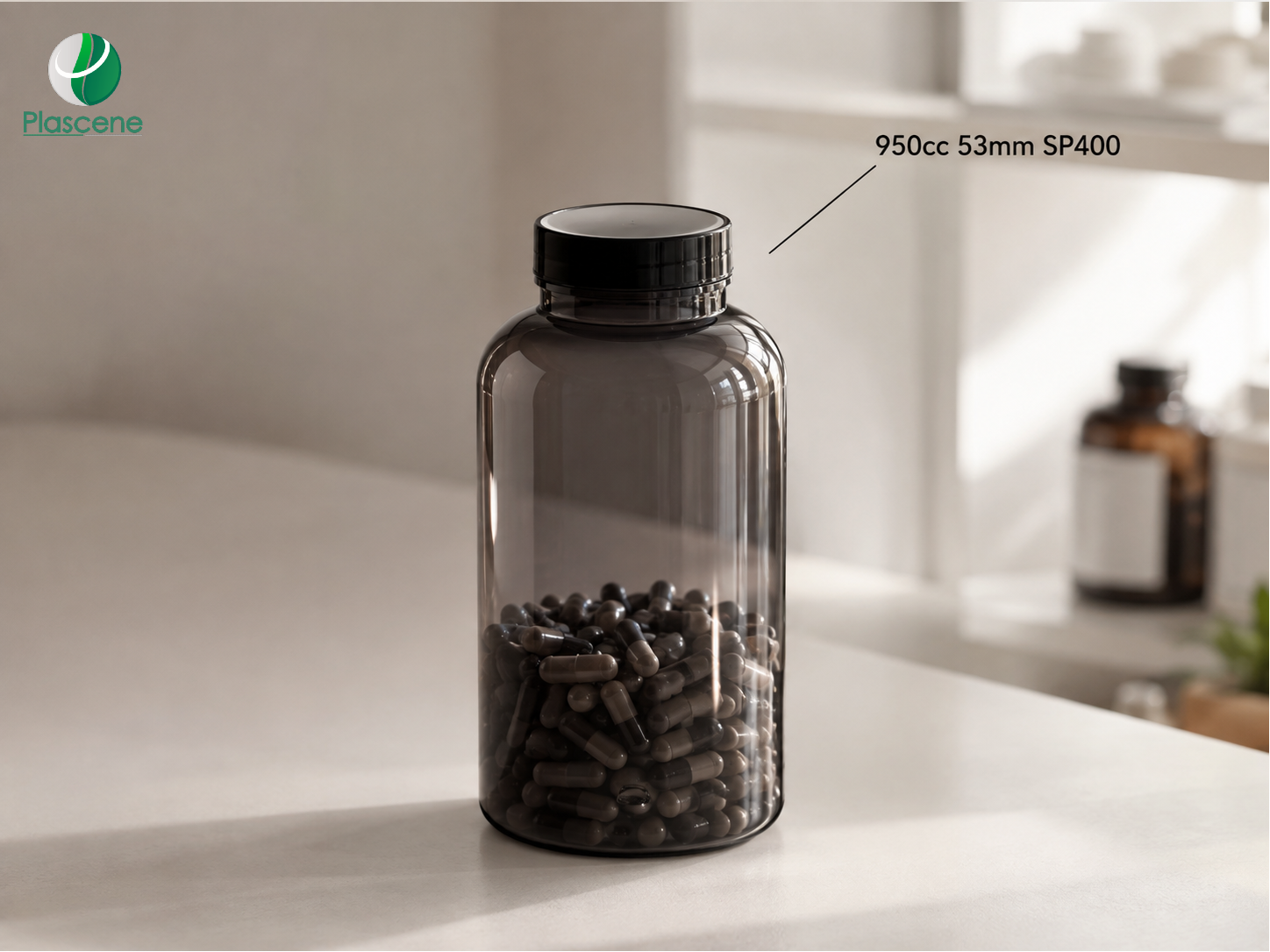 53oz PET Pharmaceutical Jar