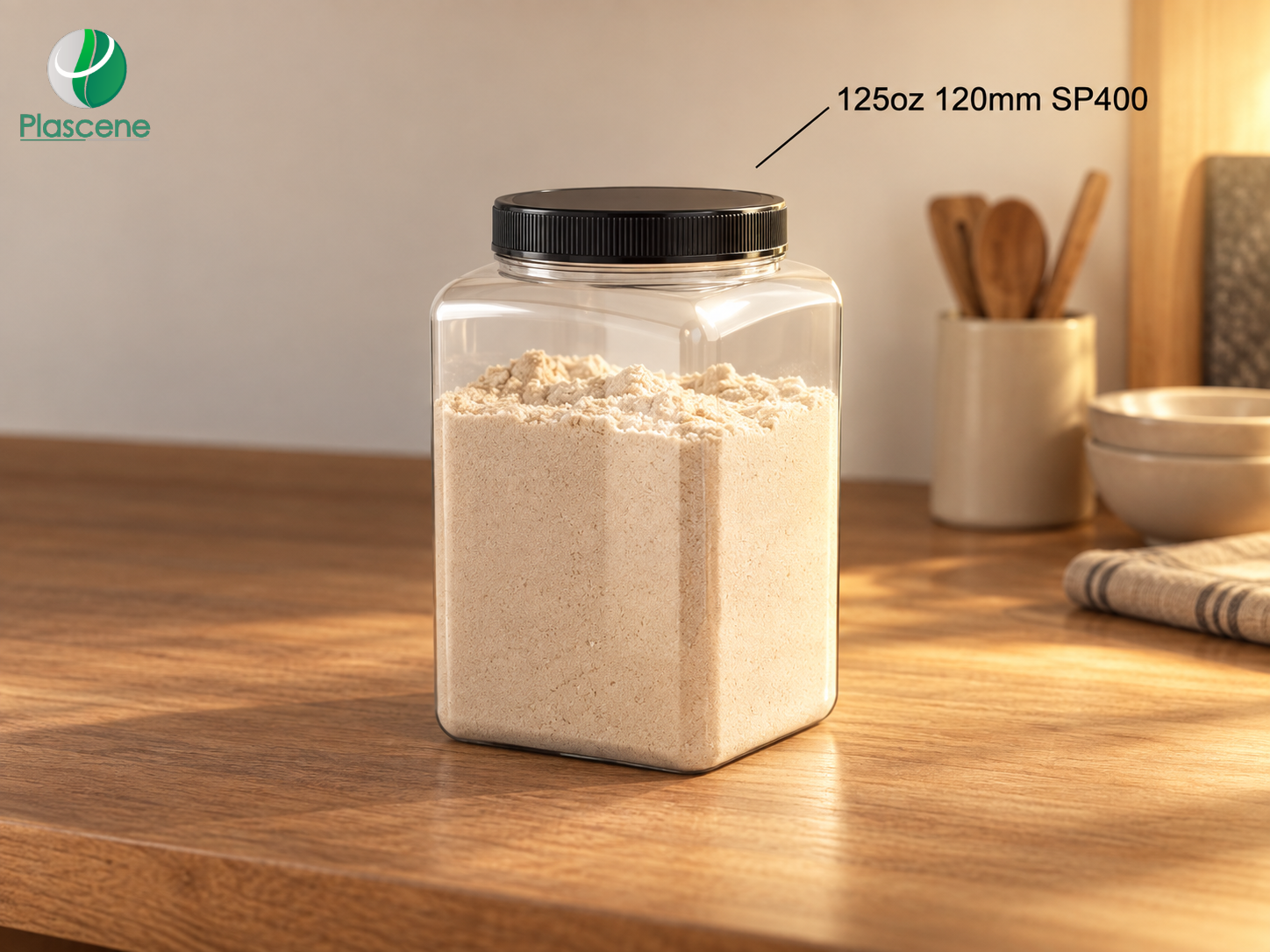 PET Square Jar 3
