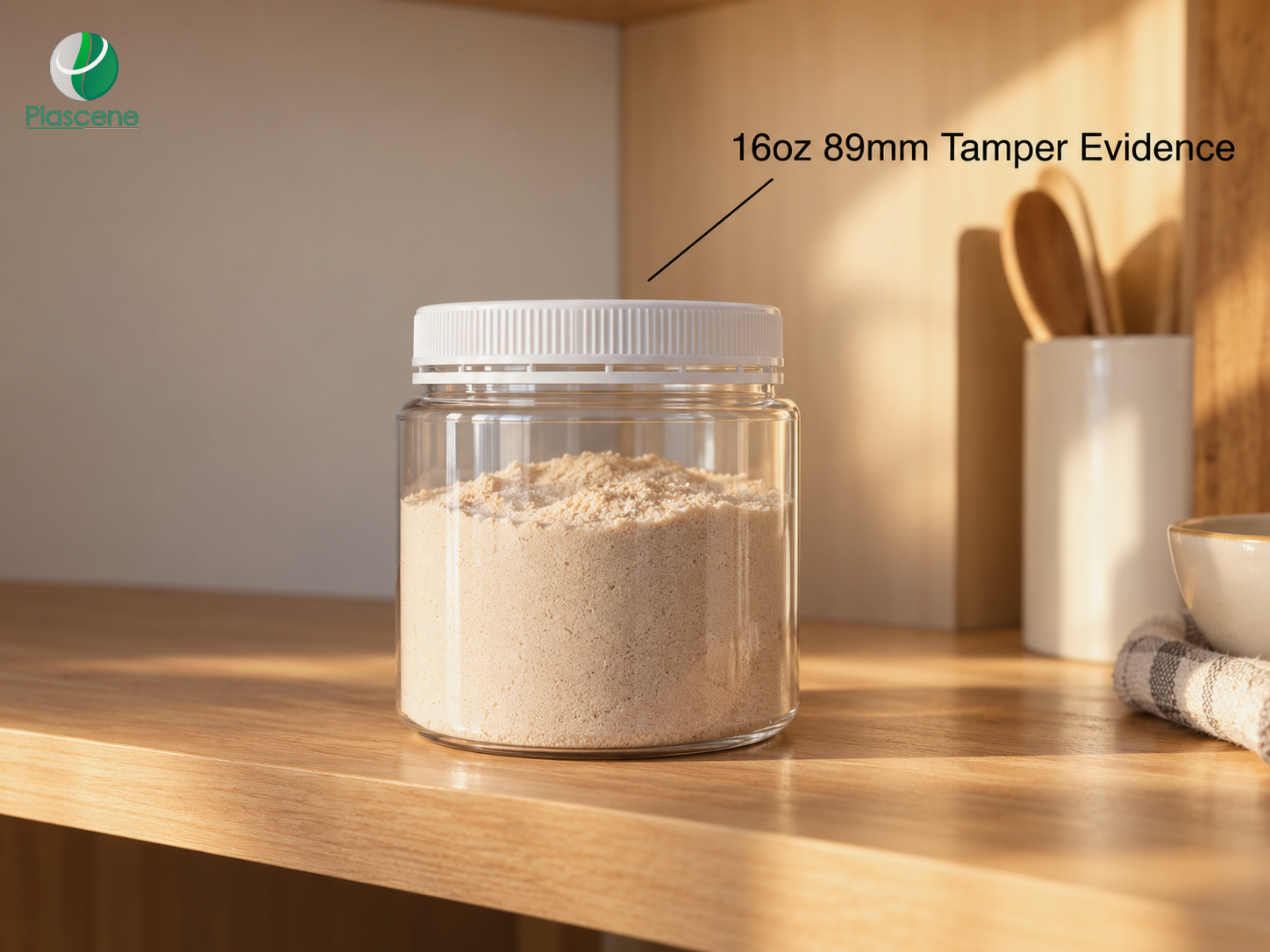 PET Tamper Evidence Jar 2